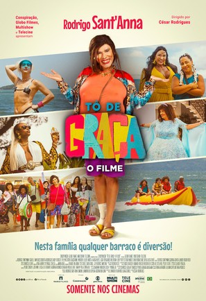 T&ocirc; de Gra&ccedil;a: O Filme - Brazilian Movie Poster (thumbnail)