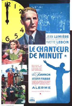 Le chanteur de minuit - French Movie Poster (thumbnail)