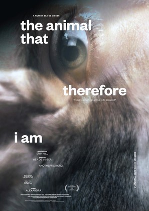 The animal that therefore I am - Dutch Movie Poster (thumbnail)