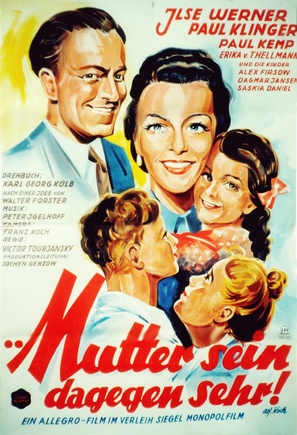 Mutter sein dagegen sehr - German Movie Poster (thumbnail)