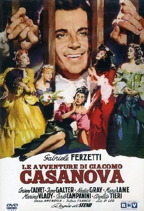 Le avventure di Giacomo Casanova - Italian DVD movie cover (thumbnail)