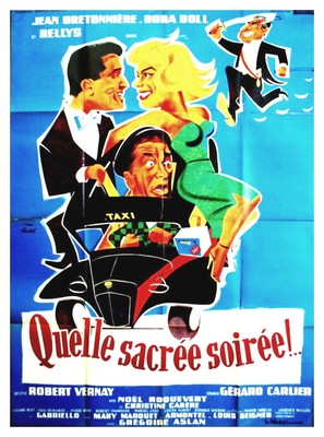 Quelle sacr&eacute;e soir&eacute;e - French Movie Poster (thumbnail)