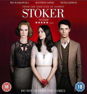 Stoker - British Blu-Ray movie cover (thumbnail)