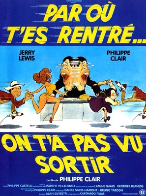 Par o&ugrave; t&#039;es rentr&eacute;? On t&#039;a pas vu sortir - French Movie Poster (thumbnail)