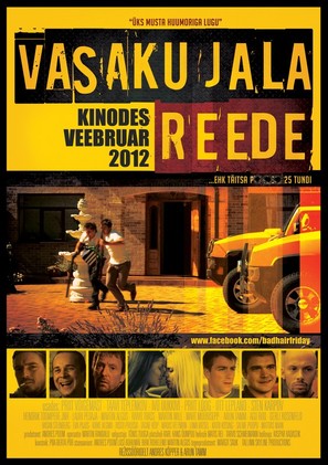 Vasaku jala reede - Estonian Movie Poster (thumbnail)