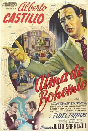 Alma de bohemio - Argentinian Movie Poster (thumbnail)