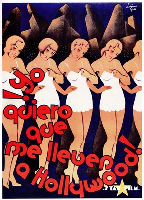 Yo quiero que me lleven a Hollywood - Spanish Movie Poster (thumbnail)