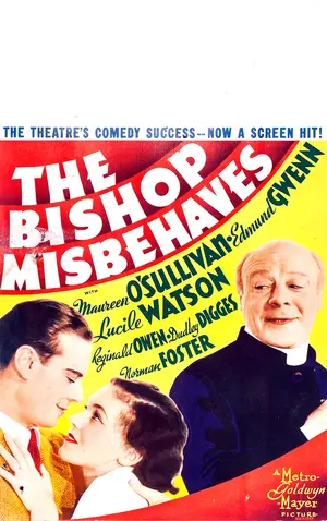 The Bishop Misbehaves Poster