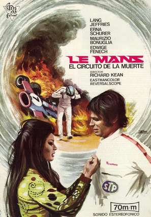 Le Mans scorciatoia per l&#039;inferno - Spanish Movie Poster (thumbnail)