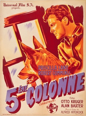 Saboteur - French Movie Poster (thumbnail)