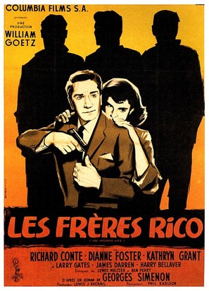 The Brothers Rico - French Movie Poster (thumbnail)