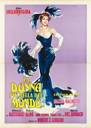 Donna pi&ugrave; bella del mondo, La - Italian Movie Poster (thumbnail)