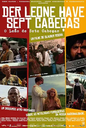 Der Leone Have Sept Cabe&ccedil;as - Brazilian Movie Poster (thumbnail)