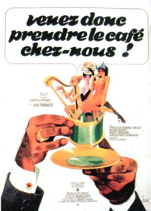Venga a prendere il caff&egrave; da noi - French Movie Poster (thumbnail)