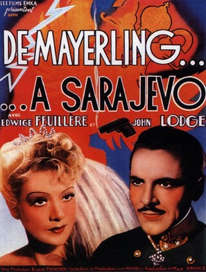 De Mayerling &agrave; Sarajevo - French Movie Poster (thumbnail)