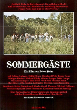 Sommerg&auml;ste - German Movie Poster (thumbnail)