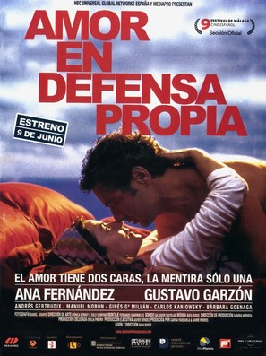 Amor en defensa propia - Spanish Movie Poster (thumbnail)