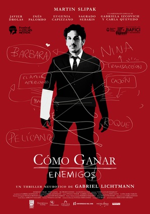C&oacute;mo ganar enemigos - Argentinian Movie Poster (thumbnail)