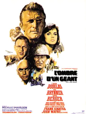 Cast a Giant Shadow Poster