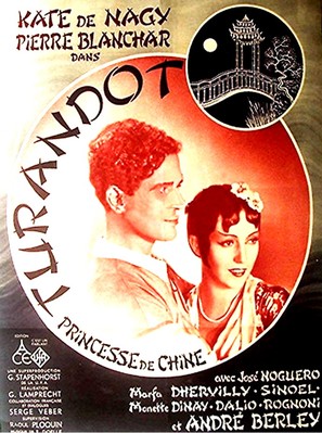 Turandot, princesse de Chine - French Movie Poster (thumbnail)