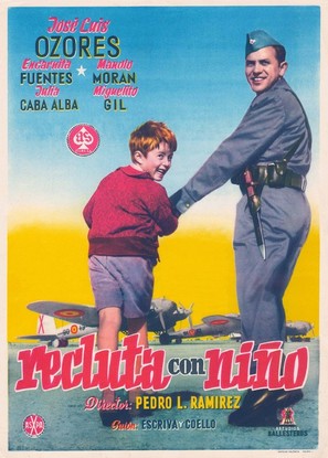 Recluta con ni&ntilde;o - Spanish Movie Poster (thumbnail)