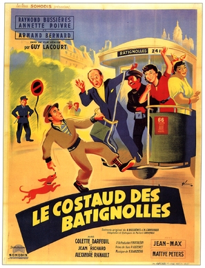 Le costaud des Batignolles - French Movie Poster (thumbnail)