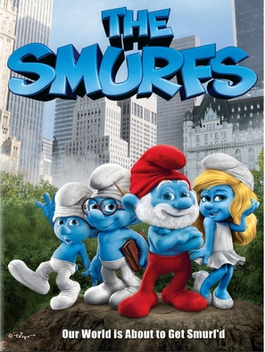 The Smurfs - DVD movie cover (thumbnail)