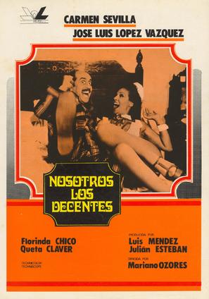 Nosotros, los decentes - Spanish Movie Poster (thumbnail)