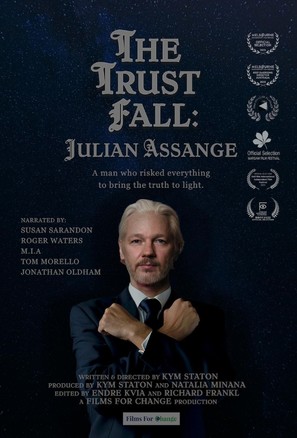 The Trust Fall: Julian Assange - Australian Movie Poster (thumbnail)