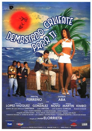 Demasiado caliente para ti - Spanish Movie Poster (thumbnail)