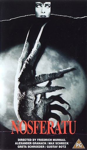 Nosferatu, eine Symphonie des Grauens - British VHS movie cover (thumbnail)