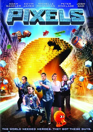 Pixels - DVD movie cover (thumbnail)