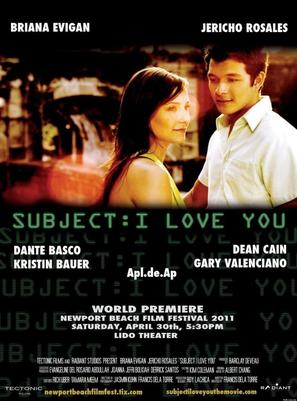 Subject: I Love You - Movie Poster (thumbnail)