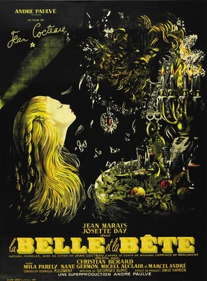 La belle et la b&ecirc;te - French Theatrical movie poster (thumbnail)