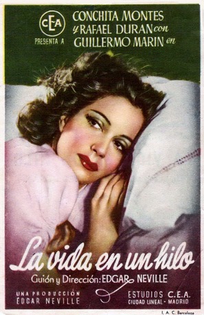 La vida en un hilo - Spanish Movie Poster (thumbnail)
