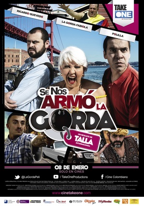 Se nos arm&oacute; la gorda - Colombian Movie Poster (thumbnail)