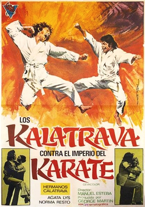 Los Kalatrava contra el imperio del karate - Spanish Movie Poster (thumbnail)