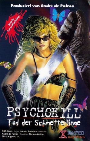 Psychokill - Tod der Schmetterlinge - German Movie Cover (thumbnail)