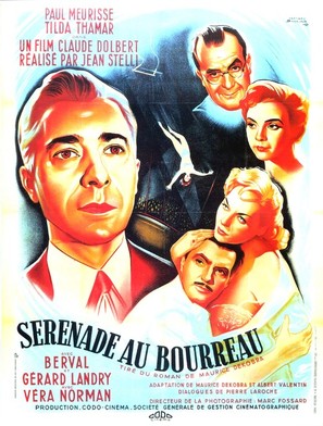 S&eacute;r&eacute;nade au bourreau - French Movie Poster (thumbnail)