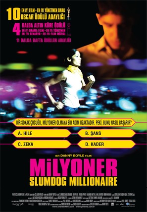 Slumdog Millionaire - Turkish Movie Poster (thumbnail)