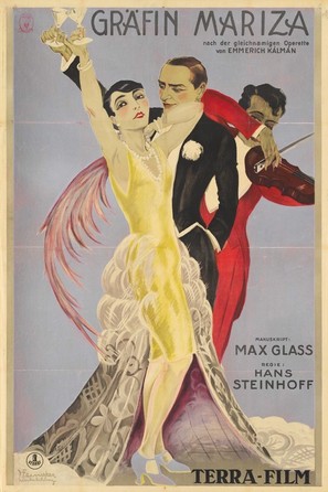 Gr&auml;fin Mariza - German Movie Poster (thumbnail)