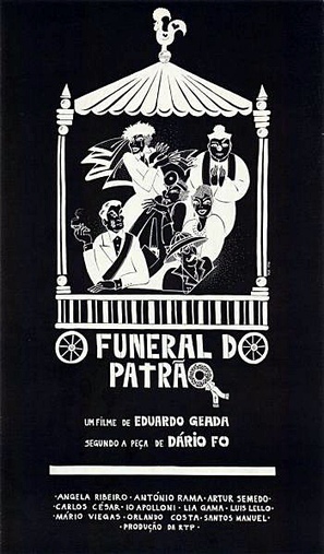 O Funeral do Patr&atilde;o - Portuguese VHS movie cover (thumbnail)