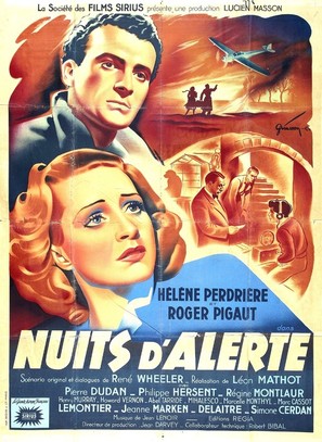 Nuits d&#039;alerte - French Movie Poster (thumbnail)