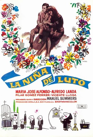 Ni&ntilde;a de luto, La - Spanish Movie Poster (thumbnail)