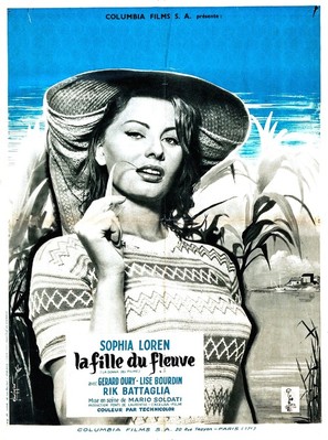 La donna del fiume - French Movie Poster (thumbnail)