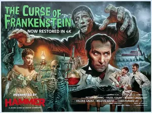 The Curse of Frankenstein Poster