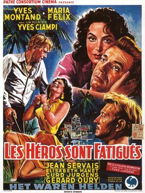 Les h&eacute;ros sont fatigu&eacute;s - Belgian Movie Poster (thumbnail)