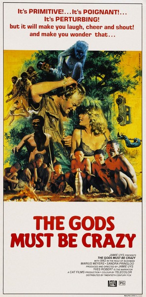 The Gods Must Be Crazy - Australian Movie Poster (thumbnail)