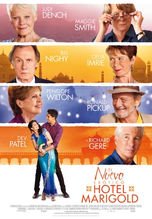 The Second Best Exotic Marigold Hotel - Spanish Movie Poster (thumbnail)