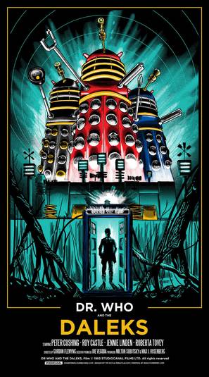 Dr. Who and the Daleks - British Movie Cover (thumbnail)